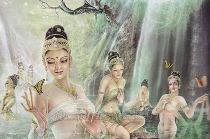 Ilustrasi Makna &quot;Bidadari&quot; Dalam Kepercayaan Hindu Bali