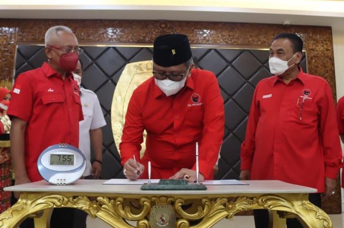 Alasan PDIP Jadi Yang Pertama Daftar Pemilu 2024 - Sonora.id