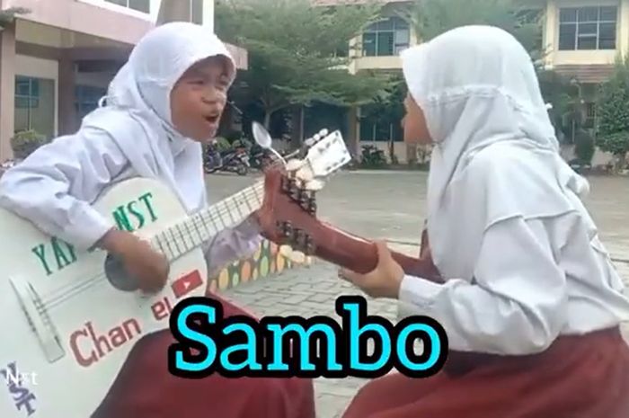 Lirik lagu Namaku Sambo yang dinyanyikan oleh anak SD