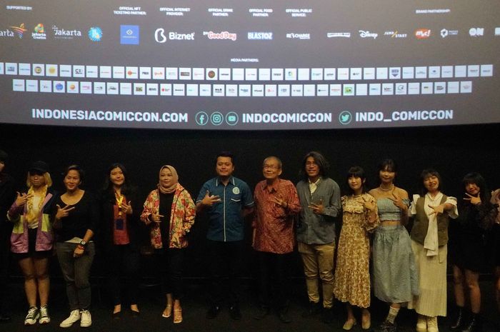 Pers Conference Indonesia Comic Con 2022, presented by TikTok Shop.