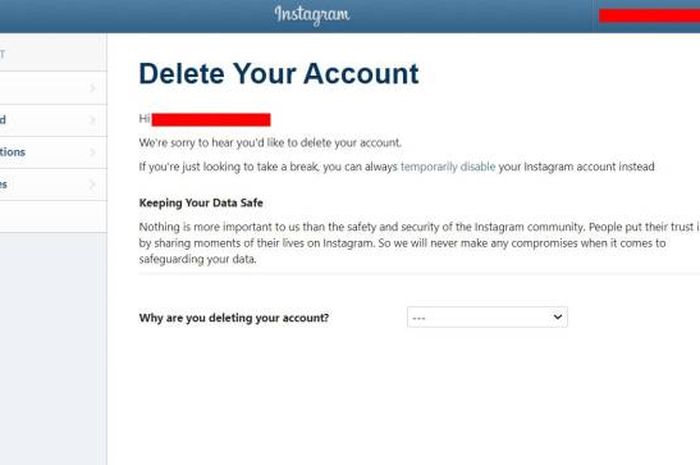 Begini Cara Hapus Akun Instagram yang Lupa Password, Agar Tidak Diretas
