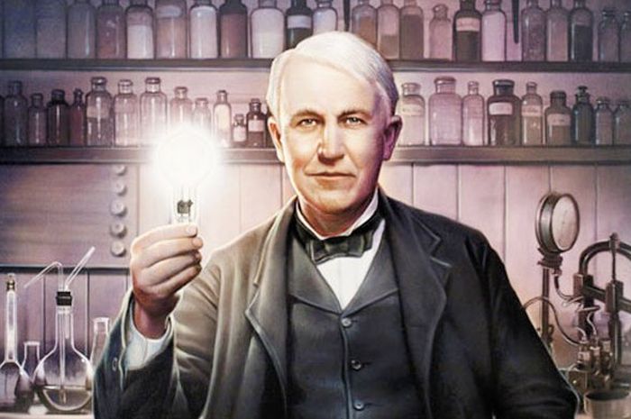 Thomas Alva Edison, contoh teks biografi bahasa Inggris