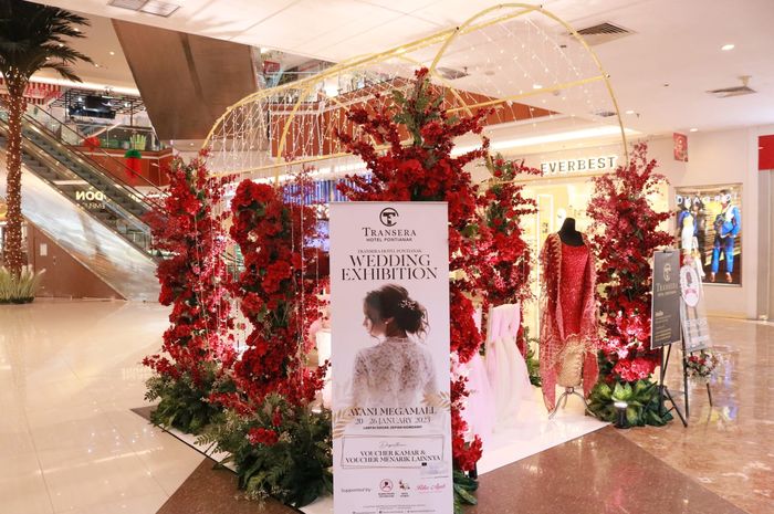  Booth Wedding Exhibition Transera Hotel Pontianak di Lantai Dasar A Yani Mega Mall, Pontianak, Kalimantan Barat, yang berlangsung dari tanggal 20 s/d 27 Januari 2023. 