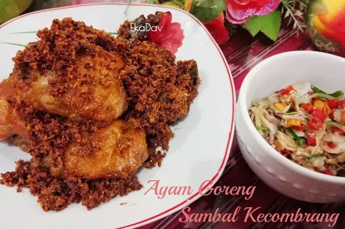 (Resep Ayam Goreng Sambal Kecombrang, Foto: Cookpad &quot;Eka_Dav)  