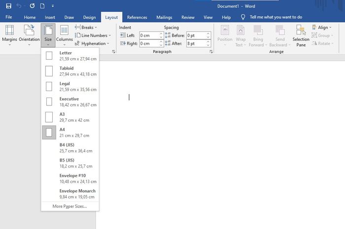 4 Cara Mengatur Ukuran Kertas Di Microsoft Word Sonoraid 4081