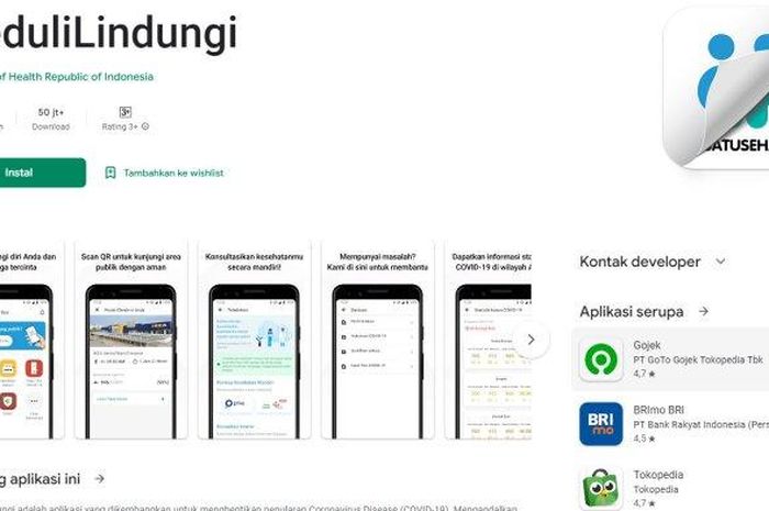 Cara Update PeduliLindungi Jadi Satu Sehat Di HP Android Dan IPhone ...