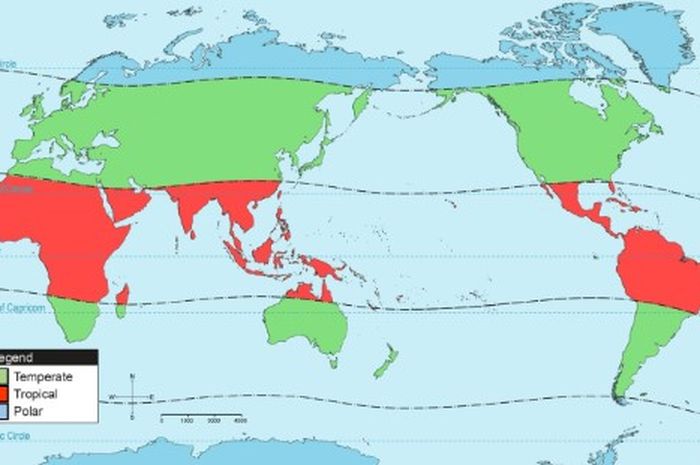 13 Ciri-Ciri Iklim Tropis dan Negara yang Termasuk Daerah Tropis