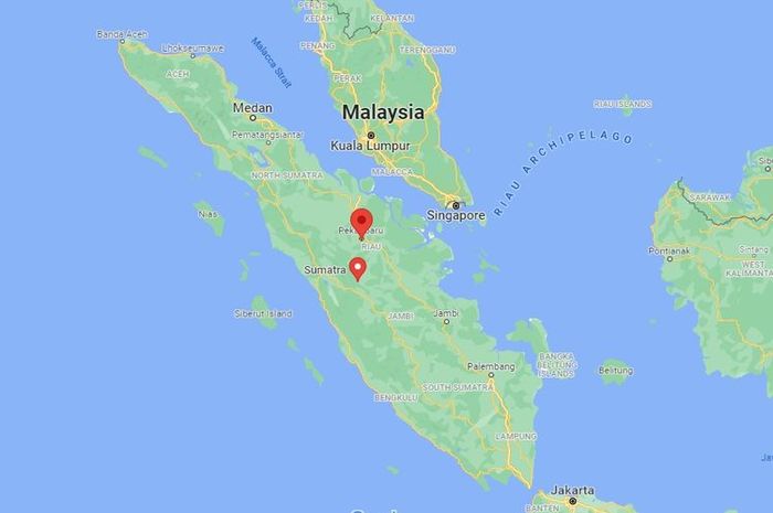 ilustrasi Nama Nama Dataran Rendah Pulau Sumatera