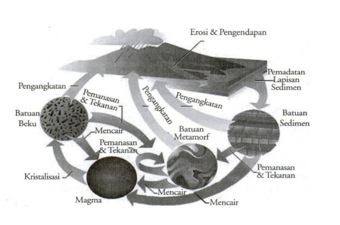 Siklus Batuan Lengkap Dari Pengertian Jenis Dan Proses Terbentuknya Sexiz Pix
