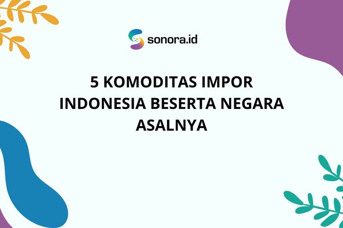 5 Komoditas Impor Indonesia Beserta Negara Asalnya - Sonora.id