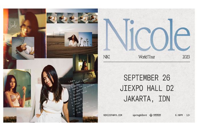 Jadwal, cara beli, dan harga tiket konser Niki 'Nicole World Tour 2023' di Jakarta.