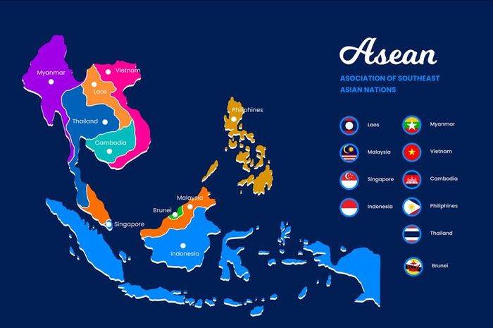 Letak Geografis Negara ASEAN Dan Letak Astronomis Negara ASEAN - Sonora.id