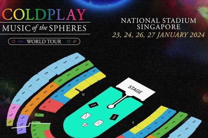 Berikut Ini Cara Beli Tiket Konser Coldplay Di Singapura, Catat Biar ...