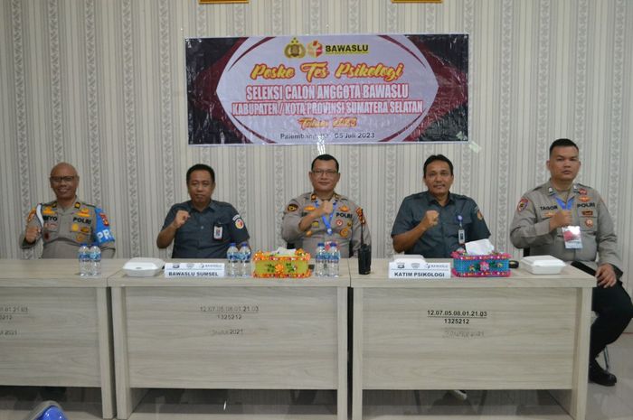 Seleksi Perekrutan Calon Anggota Bawaslu Provinsi Sumatera Selatan