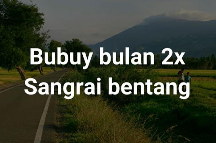 Lirik Lagu Bubuy Bulan, Lengkap Dengan Terjemahan Dan Maknanya - Sonora.id