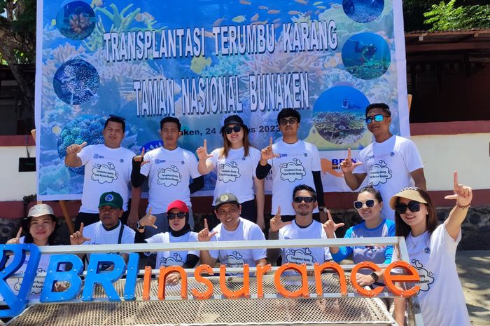 BRI Insurance Peduli Lingkungan Dengan Transplantasi Terumbu Karang