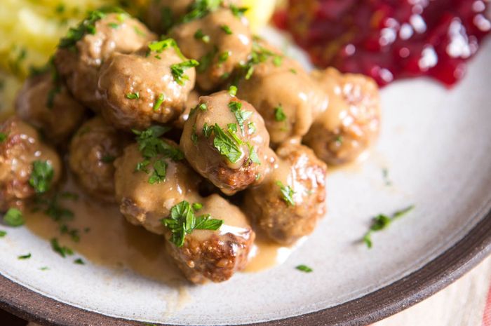 Resep Swedish Meatball, Juicy Dan Bikin Ketagihan! - Sonora.id