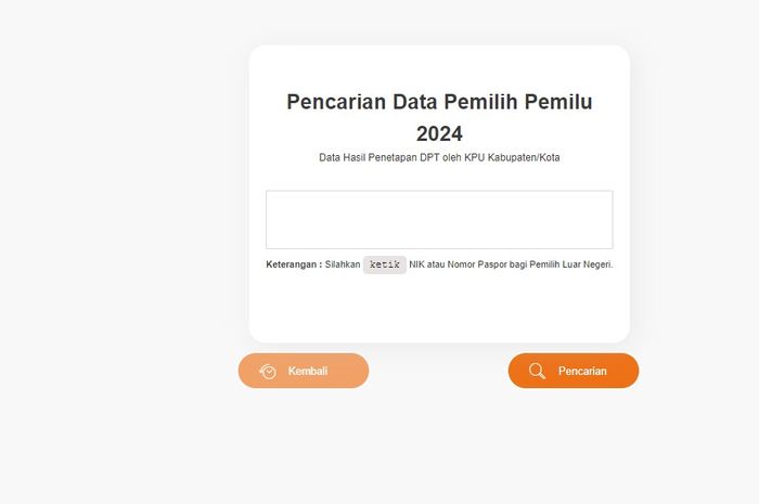 Cara Cek DPT Online Untuk Pemilu 2024, Pastikan Namamu Terdata! - Sonora.id