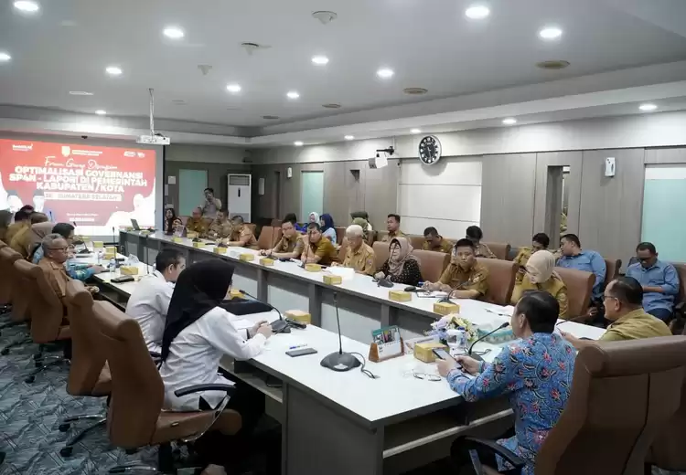 Pj Sekda Membuka Resmi Rapat Optimalisasi SPAN Lapor di Tingkat Pemerintahan 17 Kabupaten/Kota