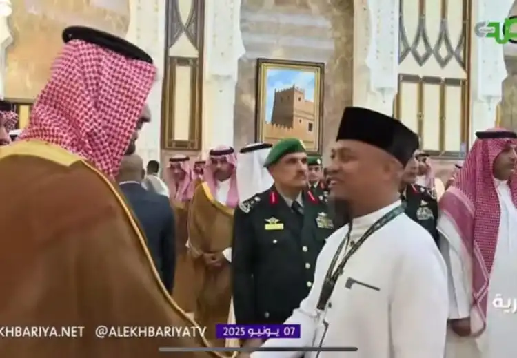Gubernur Sulsel Hadiri Jamuan Kehormatan Putra Mahkota Arab Saudi di Istana Mina
