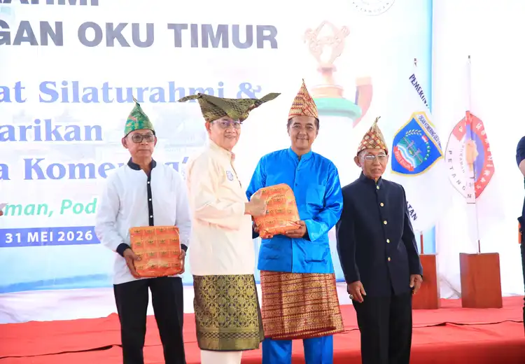 Hadiri Silaturahmi Petanggan, Gubernur Herman Deru Tegaskan Komitmen Pelestarian Budaya Komering