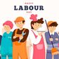 Poster Hari Buruh 2024 menjadi salah satu bentuk ucapan peringatan Hari Buruh atau May Day yang jatuh pada 1 Mei 2024.