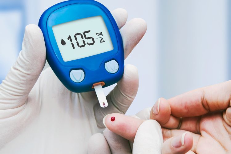 Ilustrasi tes darah, diabetes