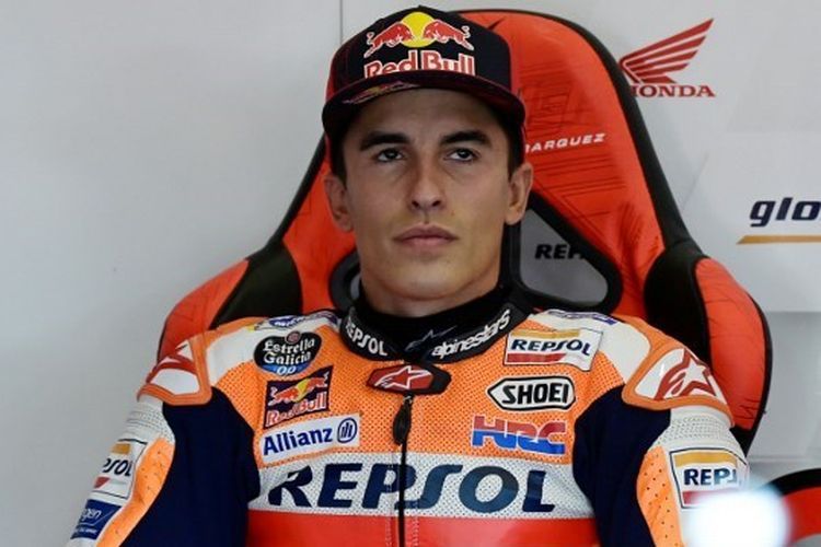 Pebalap Repsol Honda, Marc Marquez. (AFP/JAVIER SORIANO)  