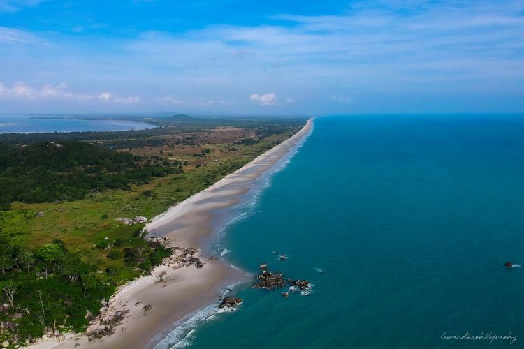 Pariwisata di Babel dari ketinggian