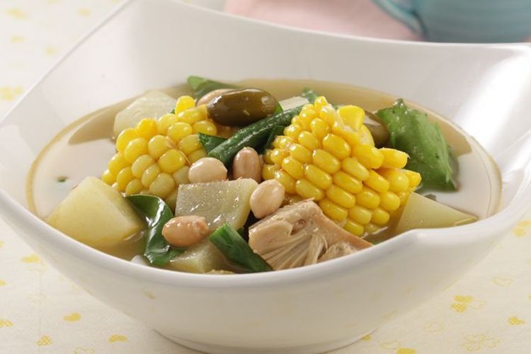 Ilustrasi sayur asem. 