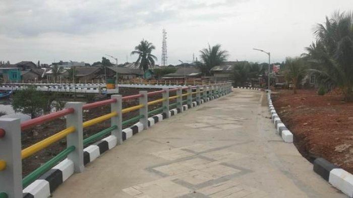 Kawasan kelurahan Opas Indah yang dibangun guna menciptakan kawasan tidak kumuh, Senin (26/10/2020).