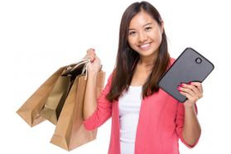 Ilustrasi belanja online