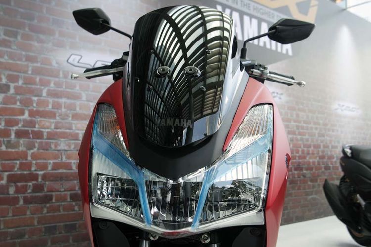 Yamaha Lexi 125 menggunakan lampu depan LED. (Febri Ardani/KompasOtomotif)  
