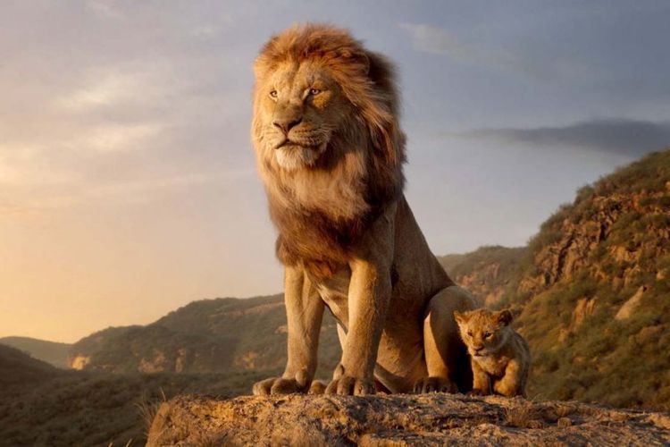 Salah satu potongan adegan remake animasi The Lion King produksi Disney 