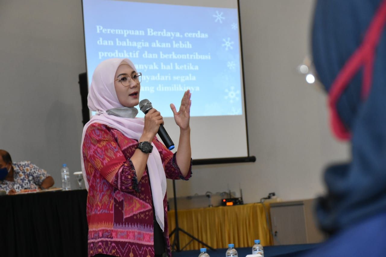 Ketua Tim Penggerak Pemberdayaan dan Kesejahteraan Keluarga (TP PKK) Provinsi Kepulauan Bangka Belitung (Babel), Melati Erzaldi 