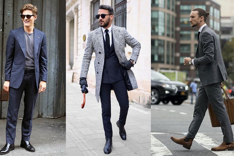 chelsea boot and suit