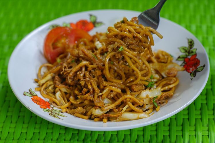 Ilustrasi bakmi jawa goreng. 