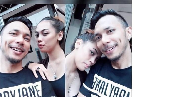 Norman Kamaru dan istri barunya, Tityes Jhasmine.  