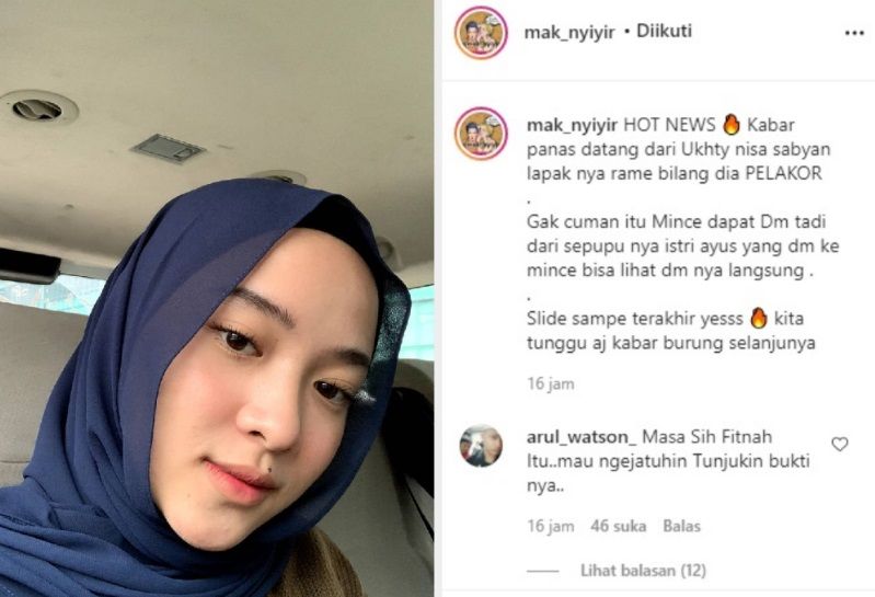 Dituding Pelakor Ig Nissa Saan Diserbu Warga Tadinya Ngefans Sekarang Engga Sonora Id