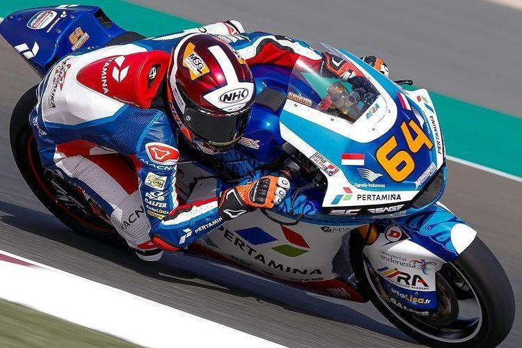 Bo Bendsneyder saat sesi latihan bebas di GP Qatar 2021 (Dok. SAG Racing Team)  