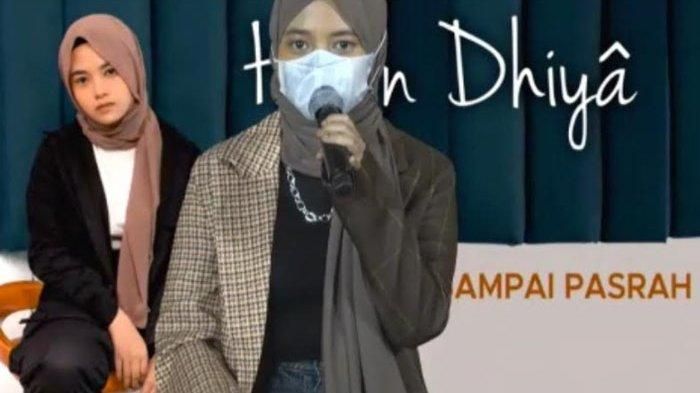 Hanin Dhiya saat menjalani jumpa pers virtual terkait album 'Jangan Sampai Pasrah' miliknya yang meraih penghargaan Platinum Award dari ASIRI, Kamis (25/3/2021). 