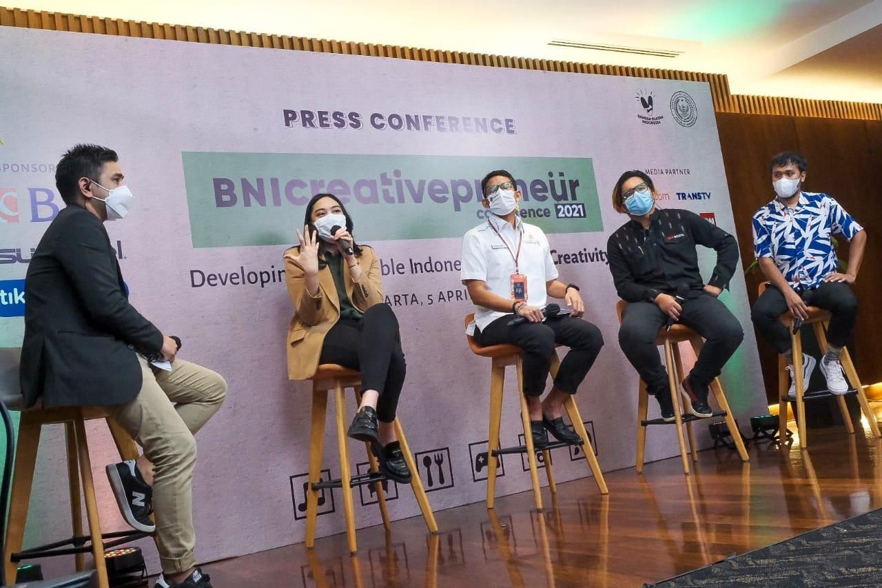 Konferensi Pers Creativepreneur Conference 2021, Senin (05/04/2021)