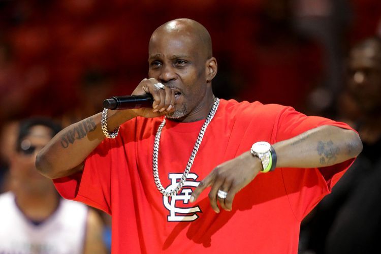 Rapper DMX saat beraksi pada acara Liga Basket BIG3 di Chicago, Illionis, Amerika Serikat. Foto diambil 23 Juli 2017. 