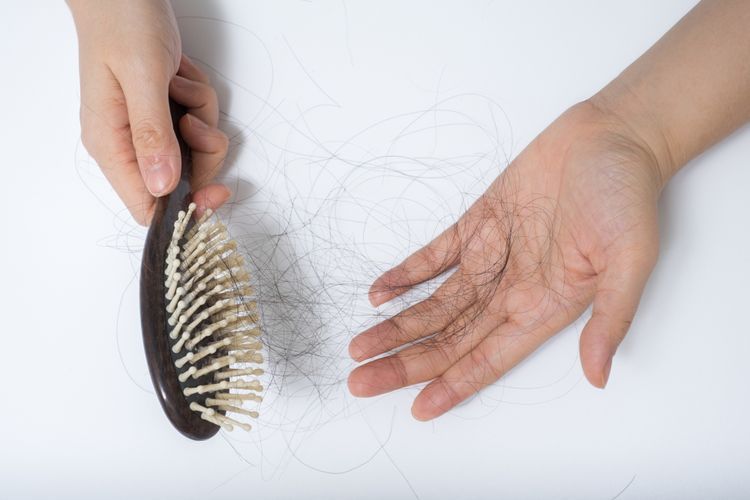 Ilustrasi rambut rontok