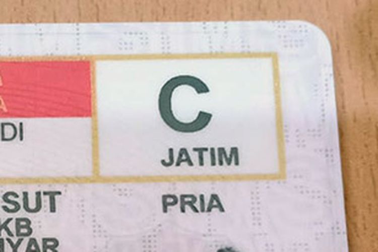 Surat Izin Mengemudi (SIM) C Milik Wisely Michello Putra Sut. (Dok. Facebook Gresik Sumpek)  