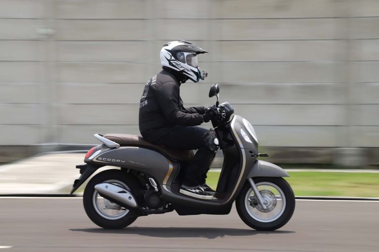 Jajal All New Honda Scoopy di AHM Safety Riding and Training Center, Cikarang, Jawa Barat. (Foto: AHM) 