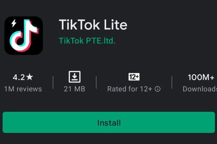 TikTok LIte memiliki sejumlah perbedaan dibandingkan dengan versi biasa.