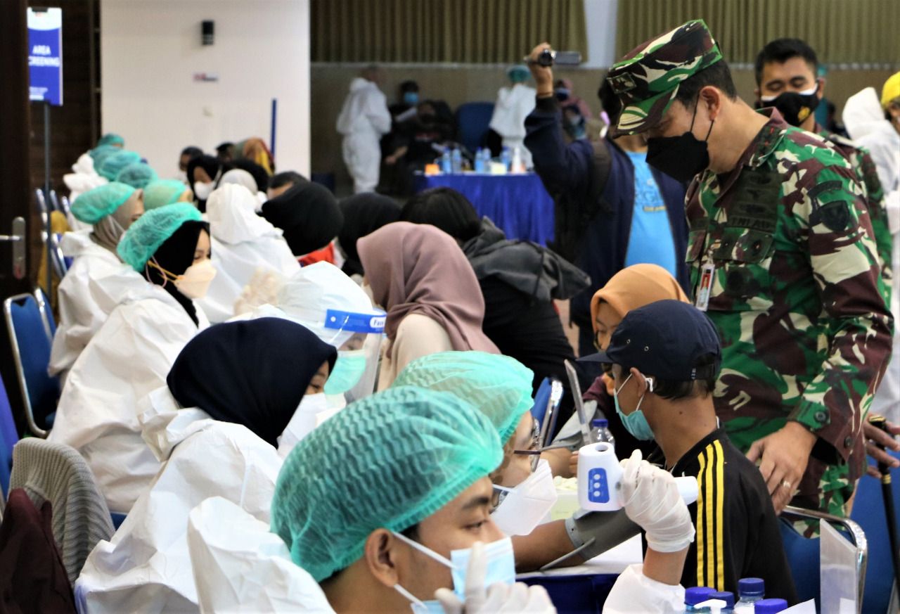 Lima Hari Serbuan Vaksinasi Di Seskoau Capai 12 Ribuan Orang