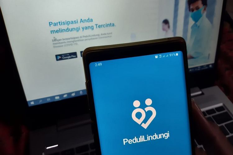 Aplikasi PeduliLindungi 