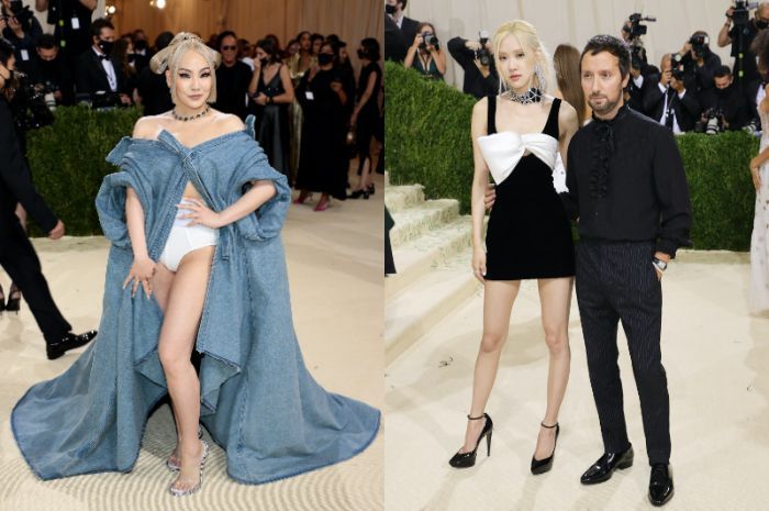 CL dan Rose Blackpink di Met Gala 2021